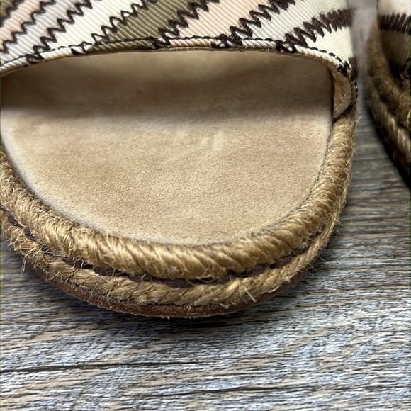 Marc Jacobs Open Toe Ankle Tie Espadrille Wedge Size Eu 40/ US 10 - Picture 9 of 13